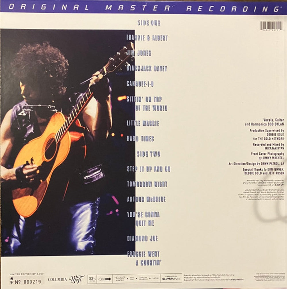 Bob Dylan – Good As I Been To You (Mobile Fidelity 180 Gram LP Vinyl)
