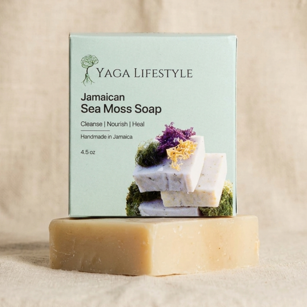 Super Sea Moss Soap with Purple Sea Moss, Gold Sea Moss and Spirulina