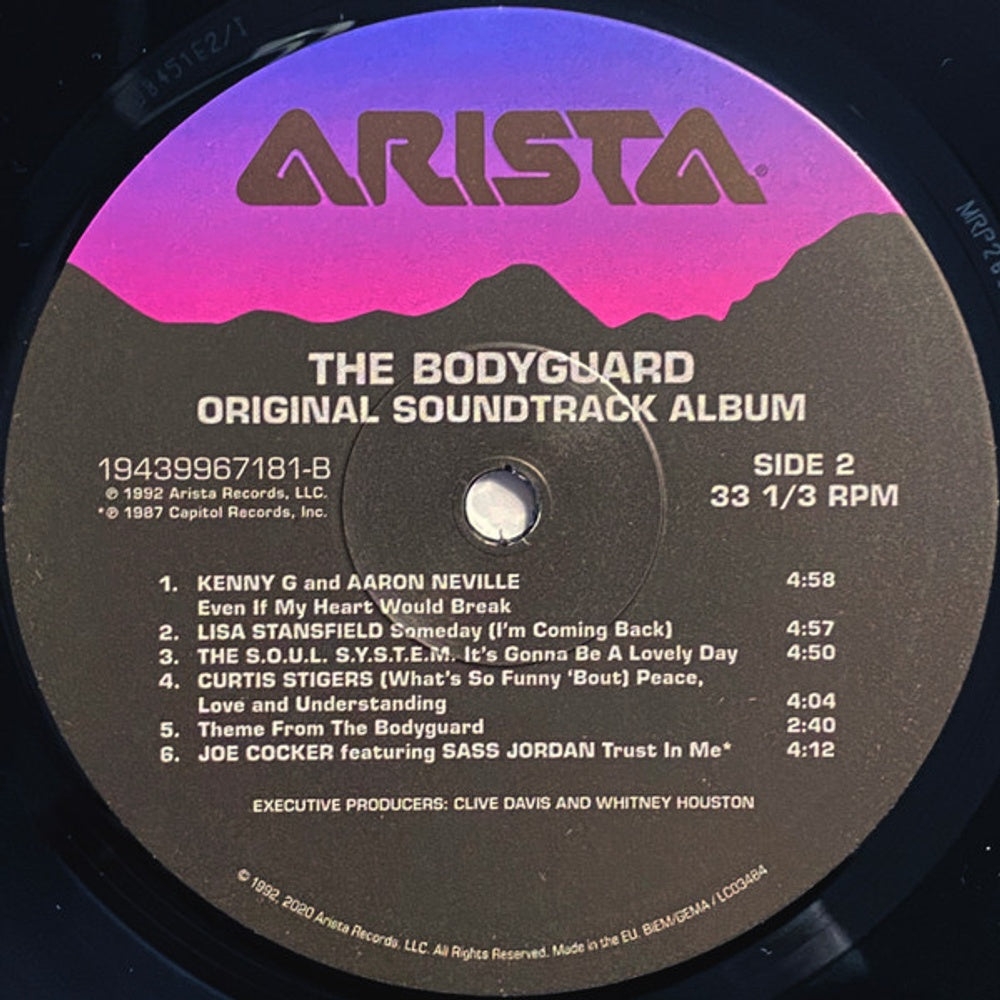 Whitney Houston – The Bodyguard: Original Soundtrack (LP Vinyl)
