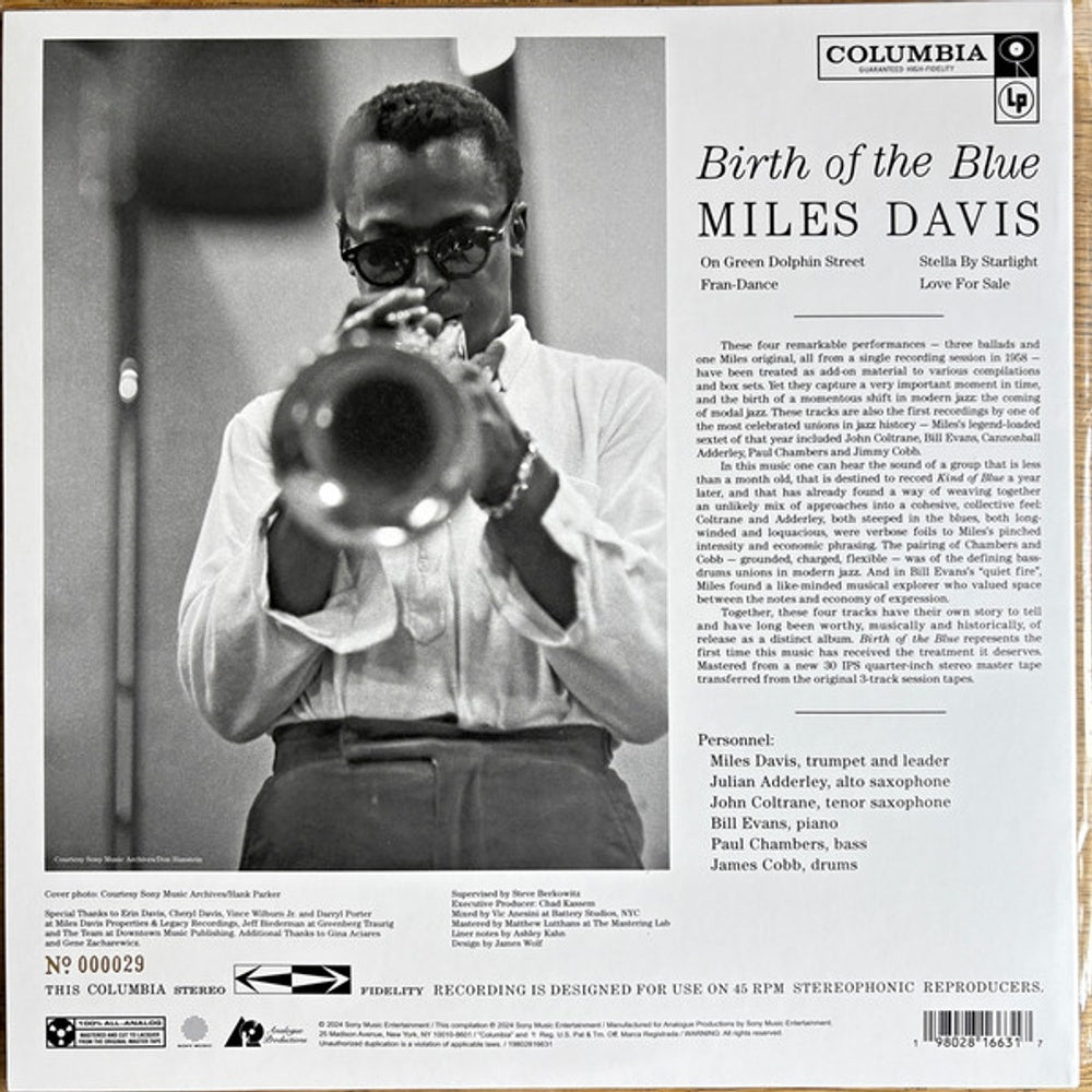 Miles Davis – Birth Of The Blue (LP Vinyl)